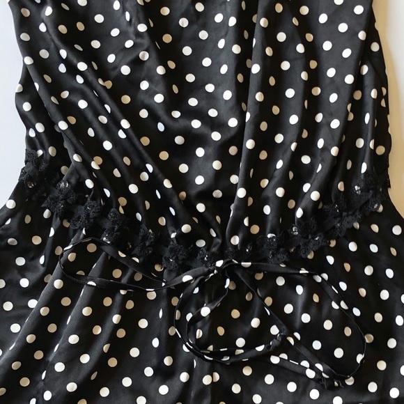 Sophie and Me Lace Trim Polka Dot Romper - Picture 4 of 4
